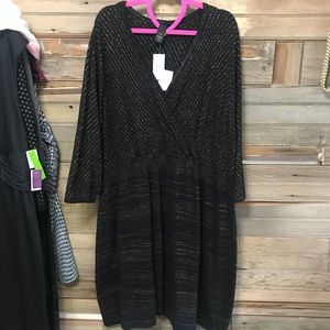 Black Lane Bryant sweater dress